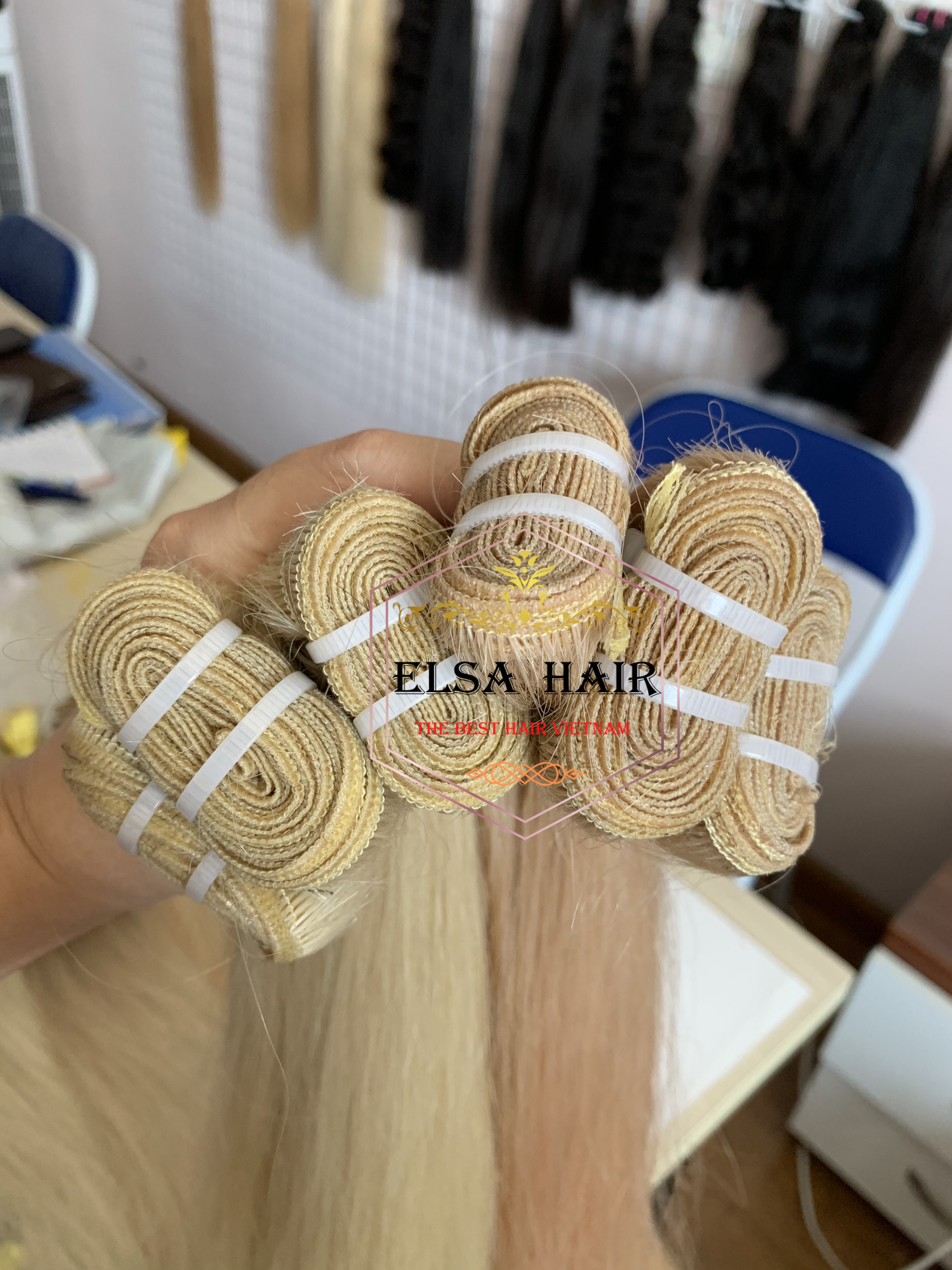 Weft Hair Extension Straight Super Quality Elsahair 5 wefthair extension elsa