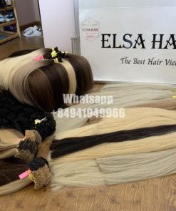 Bulk Hair Straight Double Drawn and Beautiful Color 8