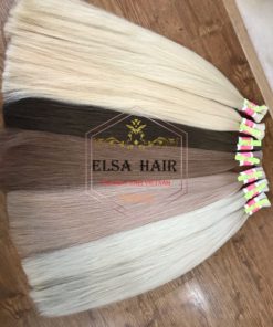Bulk Hair Straight color 12.0 and 60 ash 12