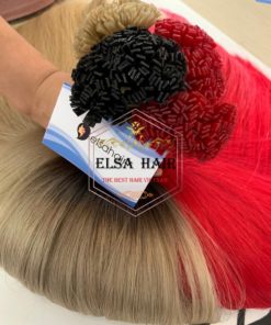 Flat tip hair extension