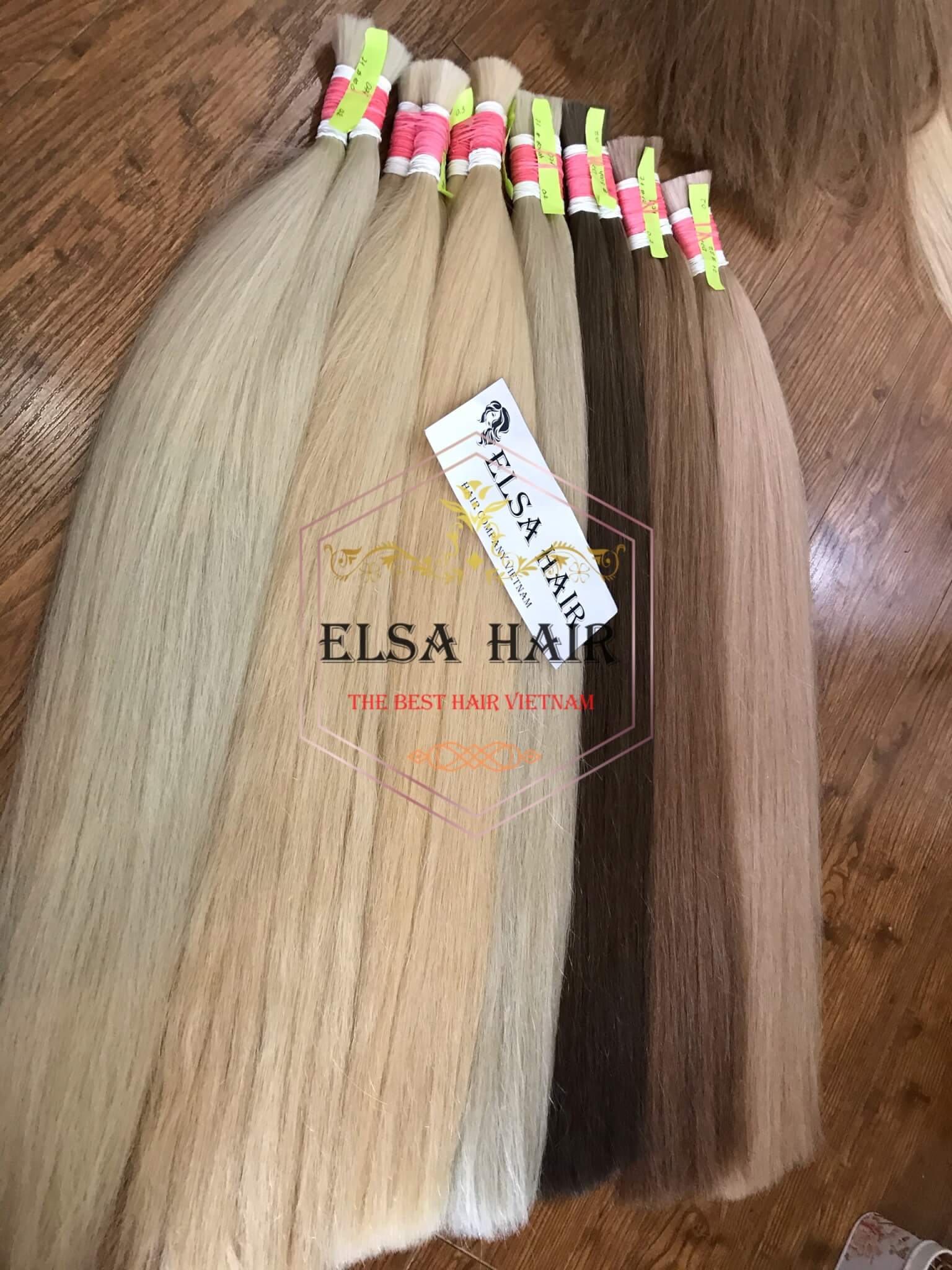 Bulk Hair Straight Blonde Color Elsa Hair 7 elsa hair, bulk hair