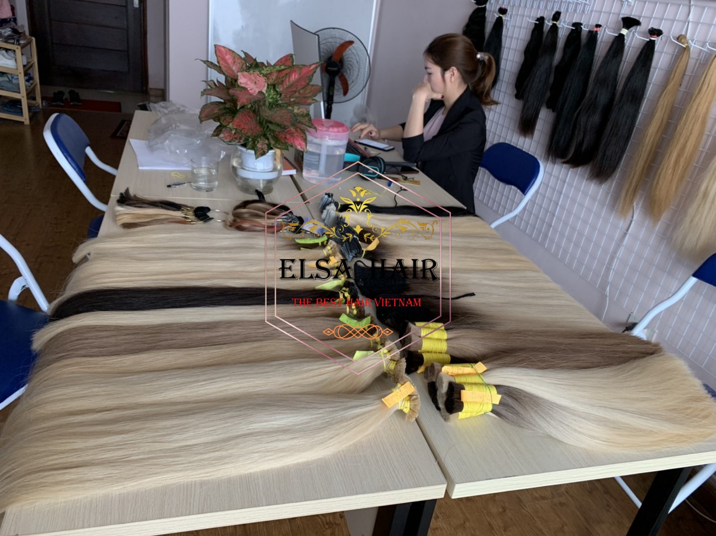 Flat Tip Hair Extension European quality 5 Keratin hair extension