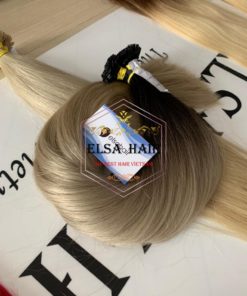 Ombre color with Karetin hair extension