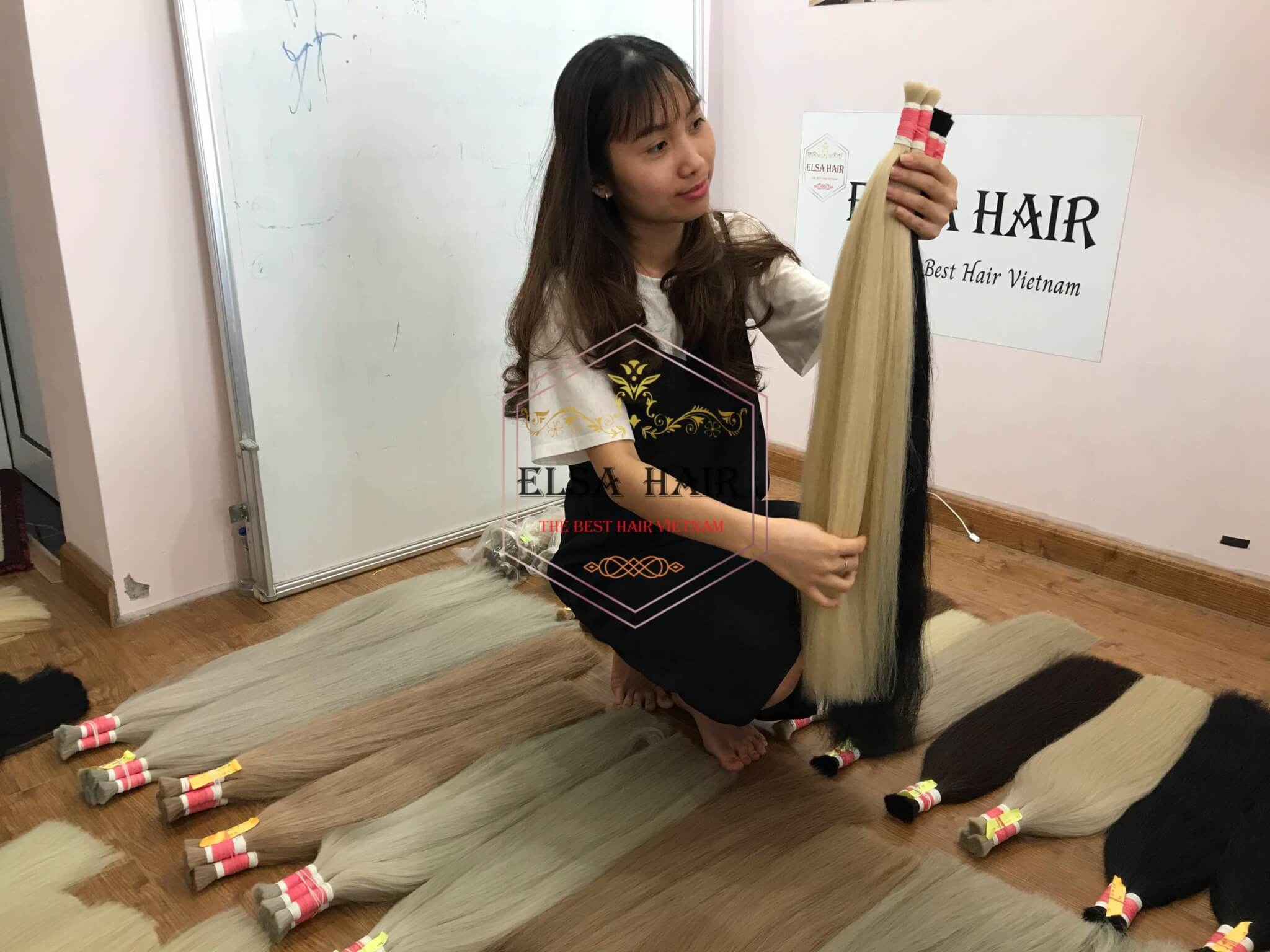 Bulk Hair Extensions Combo 12 bulk hair, elsa hair, vietnamese hair