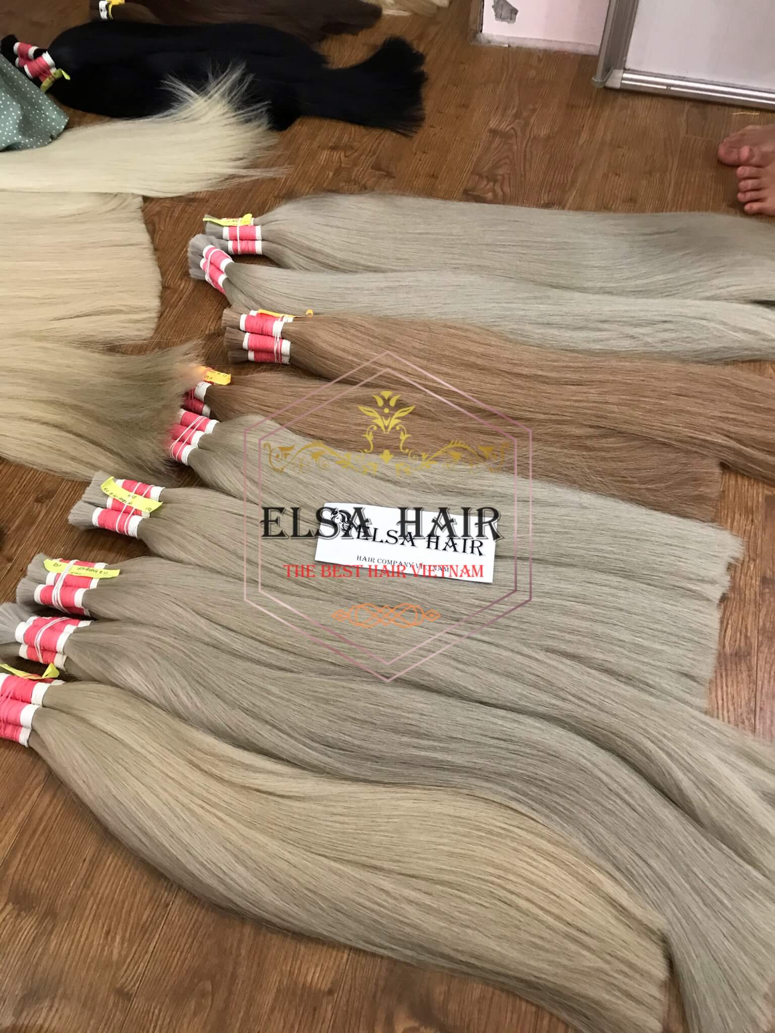 Awesome Hair Colors High Density 2 bulk hair, elsa hair, vietnamese hair