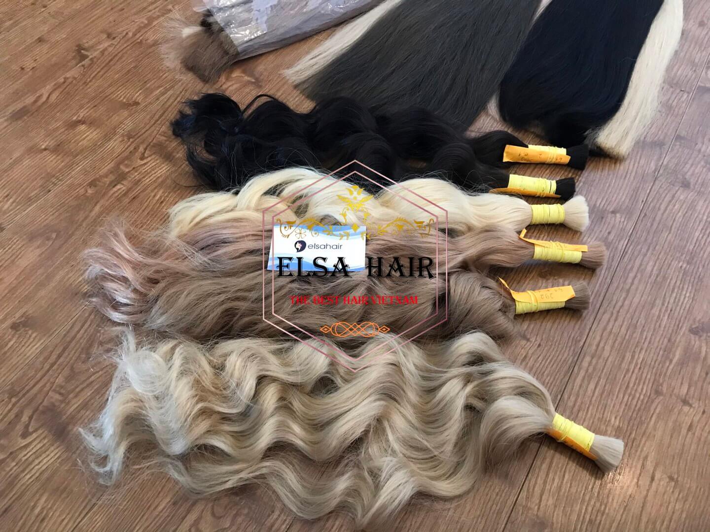 Bulk Hair Extensions Combo 7 Bulk wavy hair , hair extension