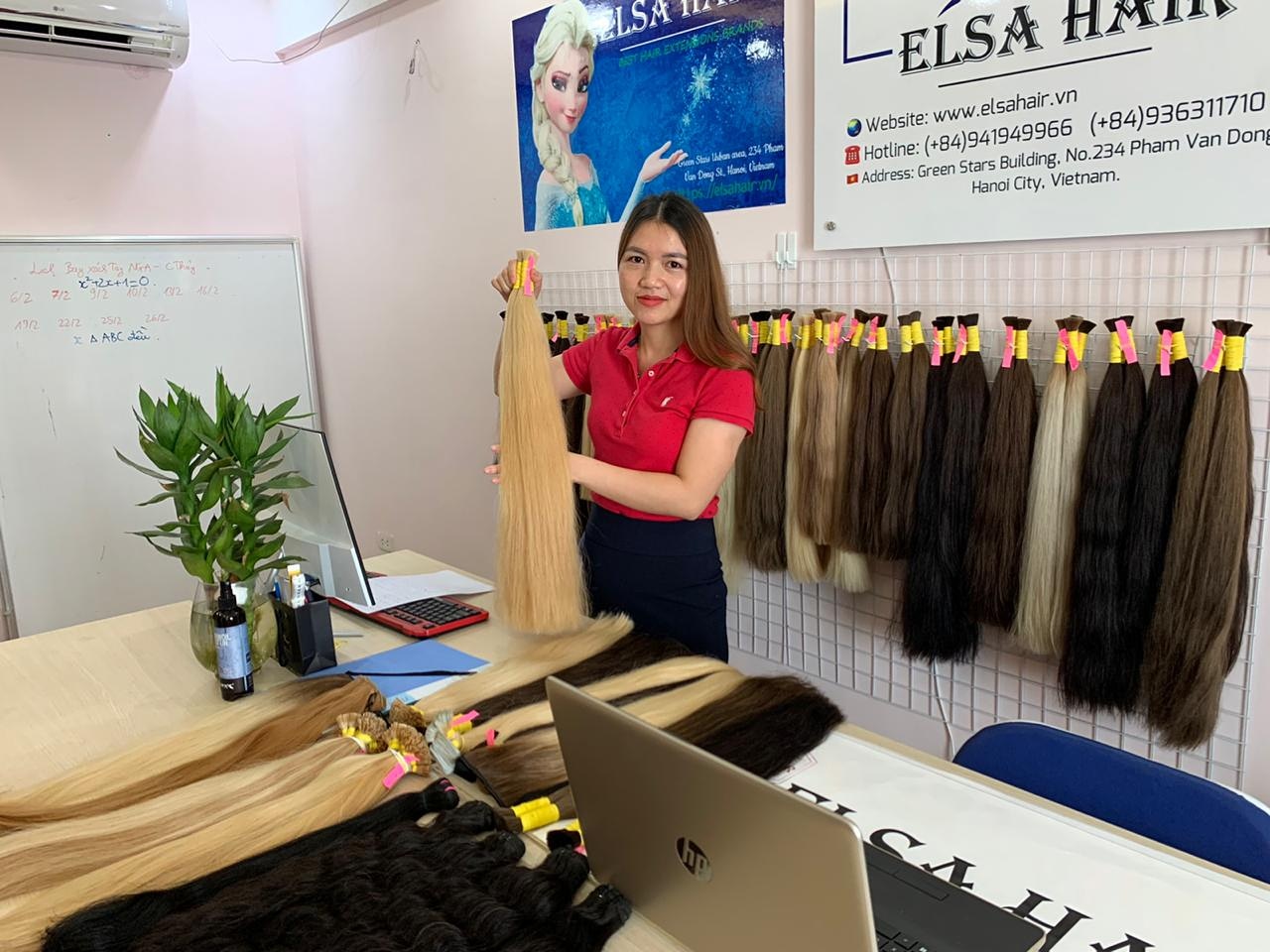 Công ty sản xuất tóc nối xuất khẩu Elsahair - Elsahair Việt Nam 163