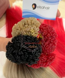 Flat tip hair extension