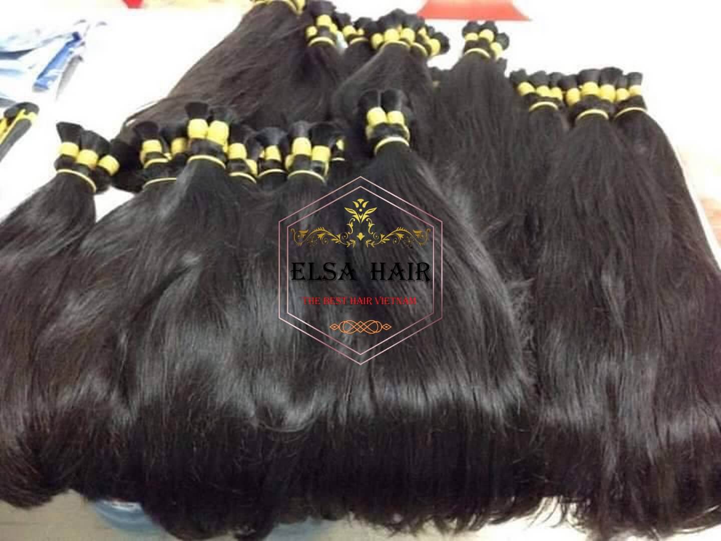 Virgin hair 100% Vietnamese human hair can bleach and dye 1 virgin hair from elsa hair