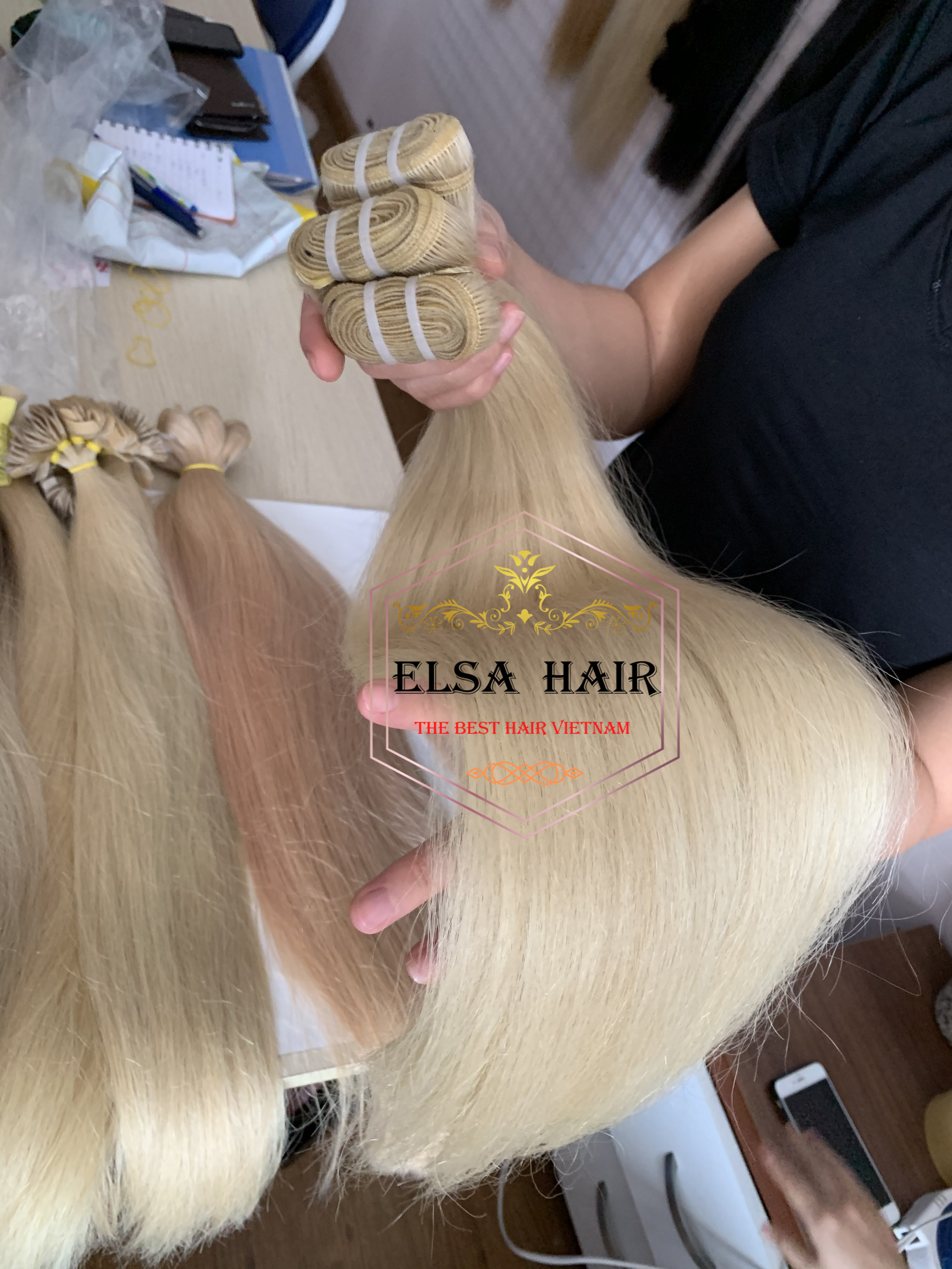 Weft Hair Extension Straight Super Quality Elsahair 4 wefthair extension elsa