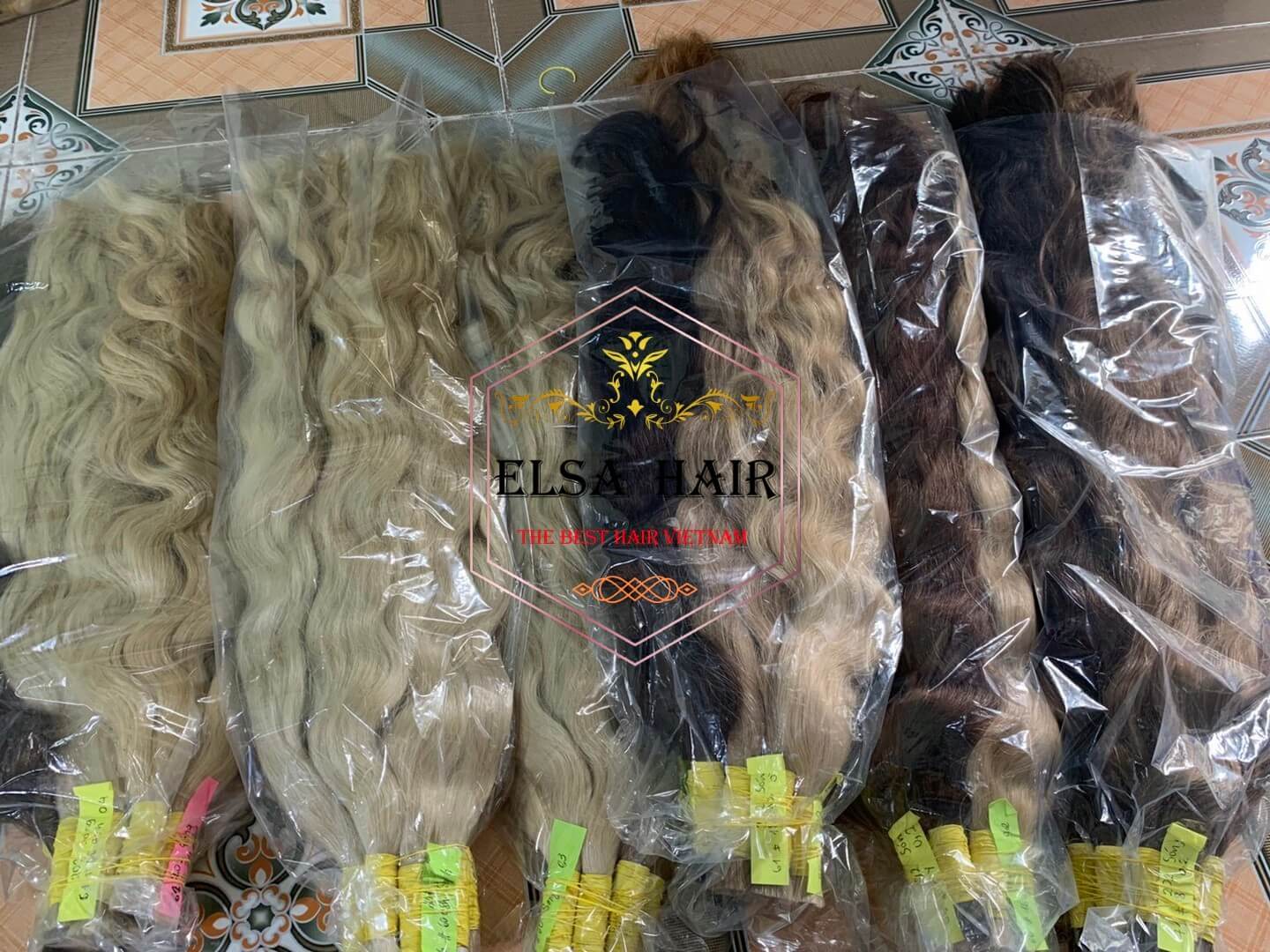 Bulk hair wavy highest quality and beautiful color full ends 4 Bulk hair wavy highest quality and beautiful color full ends - Image 4