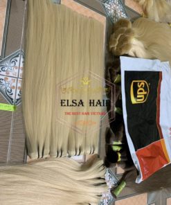 Wefthair extension, elsa hair, Machine weft hair