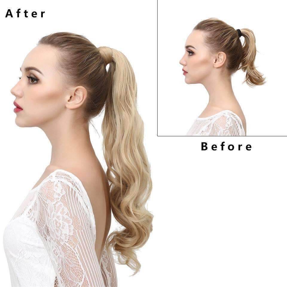 How to apply ponytail extensions at Elsa Hair 13