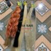 Bulk hair wavy highest quality and beautiful color full ends