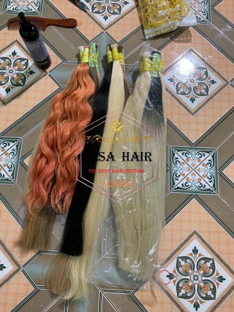 Bulk hair wavy highest quality and beautiful color full ends 1 Bulk hair wavy highest quality and beautiful color full ends