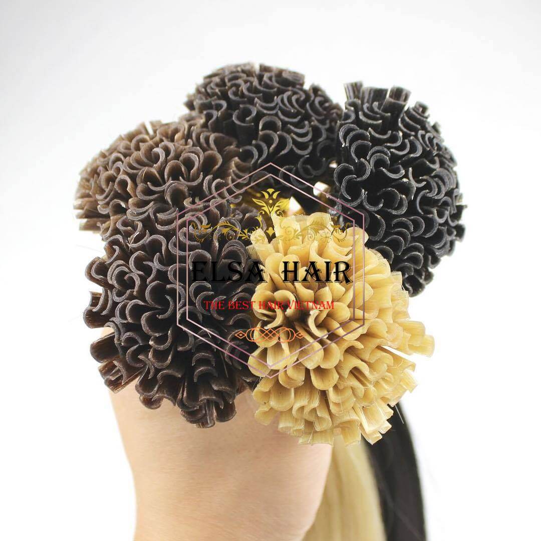 Flat Tip, U Tip Hair Extension Piano beautiful color 6 Flat Tip, U Tip Hair Extension Piano beautiful color - Image 6