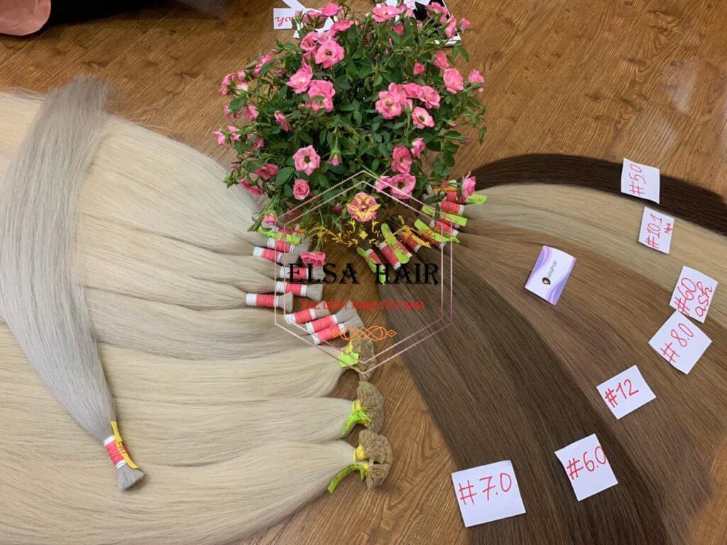 BULK HAIR WITH FLOWER NEW STYLE NEW HAIR 11