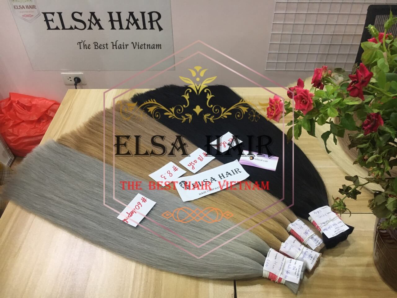 60 deep ash Bulk Hair Extensions Best Selling at ELsa Hair 4 60 deep ash Bulk Hair Extensions Best Selling at ELsa Hair - Image 4