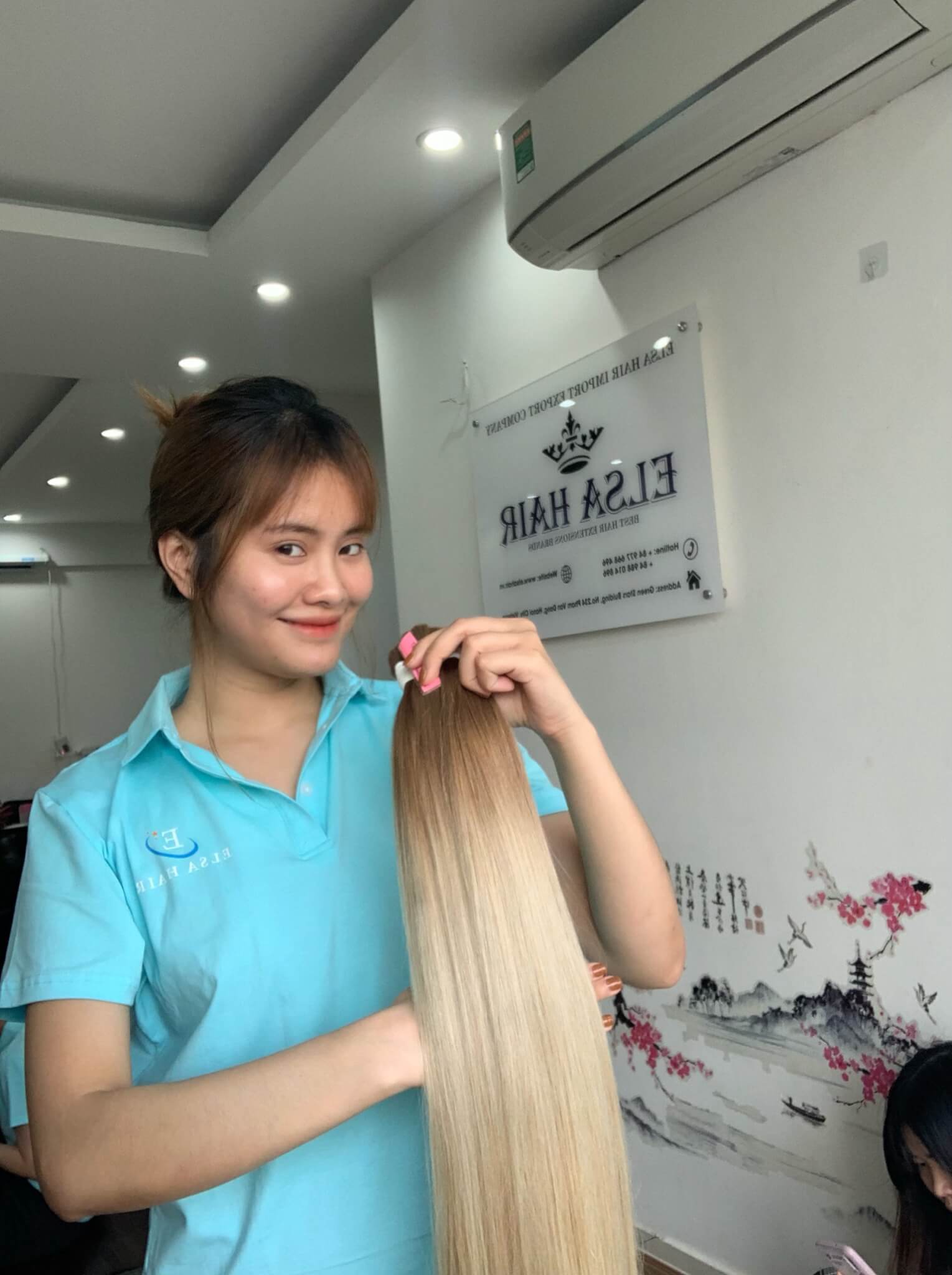 Công ty sản xuất tóc nối xuất khẩu Elsahair - Elsahair Việt Nam 169