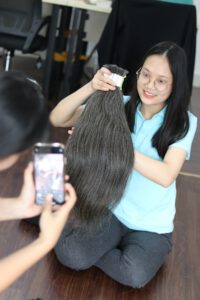 Vietnam Hair Extensions - Bulk Hair🎖️ ElsaHair Company 140