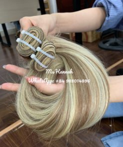 Weft Hair With Piano Color 3