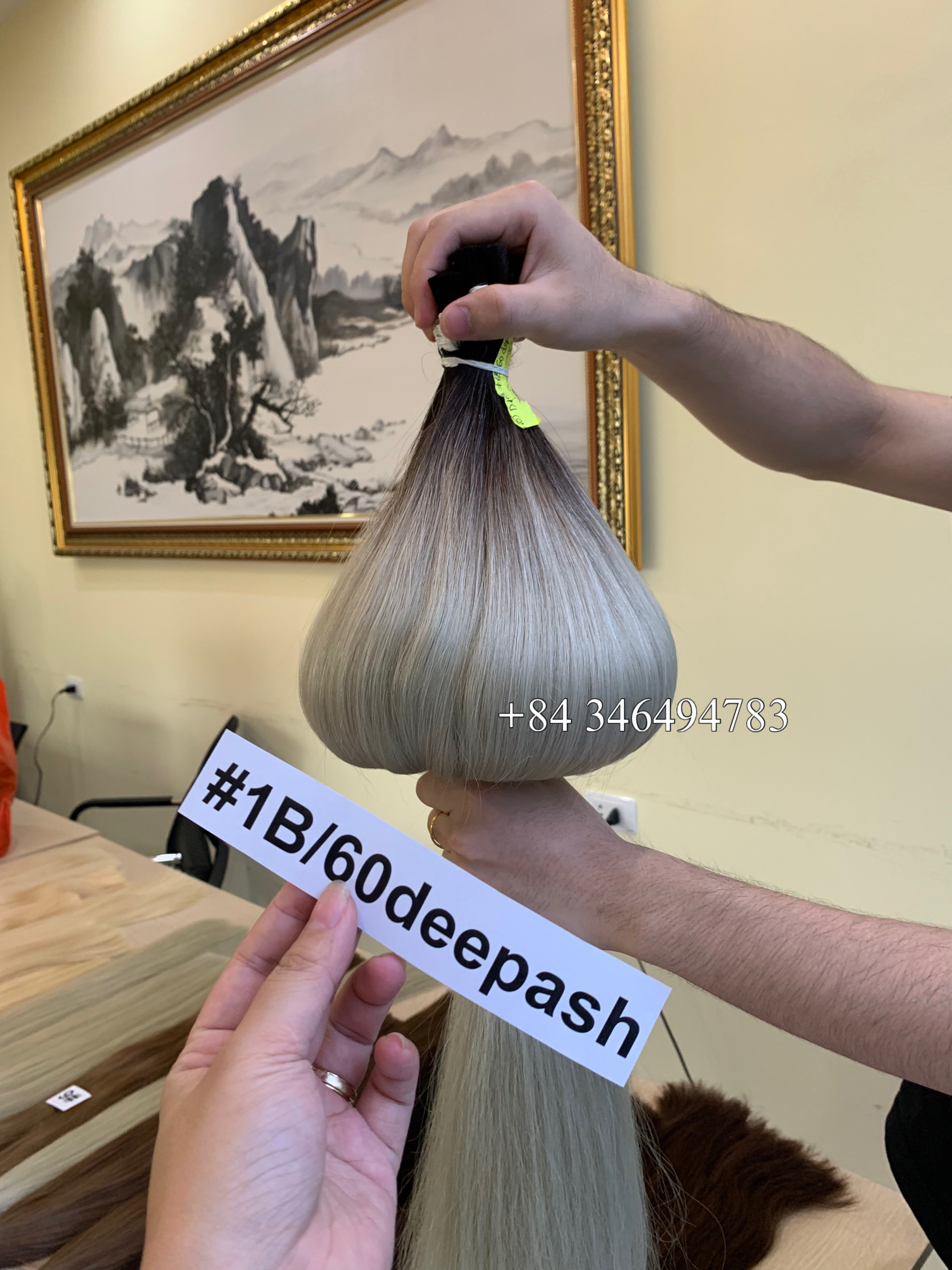 Bulk Hair - 1B / 60 DeepAsh 1 Bulk Hair - 1B / 60 DeepAsh