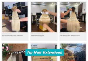 Beaded Weft/I-Tip Hair Extensions